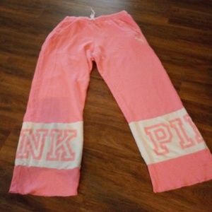 Pink by victoria secret boyfriend lounge. Pants